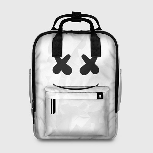 Женский рюкзак Marshmello: White Face / 3D-принт – фото 1