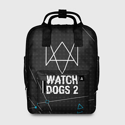 Рюкзак женский Watch Dogs 2: Tech Geometry, цвет: 3D-принт
