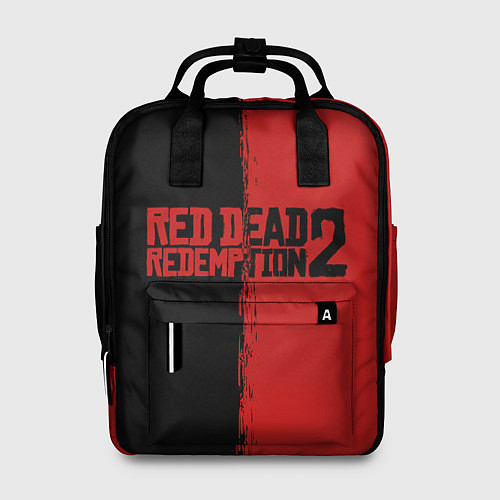 Женский рюкзак RDD 2: Black & Red / 3D-принт – фото 1