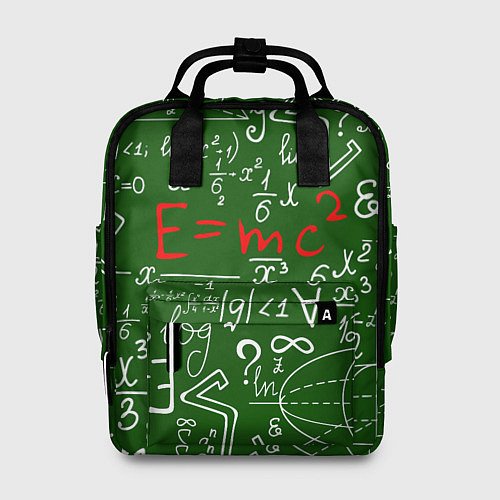 Женский рюкзак E=mc2: Green Style / 3D-принт – фото 1