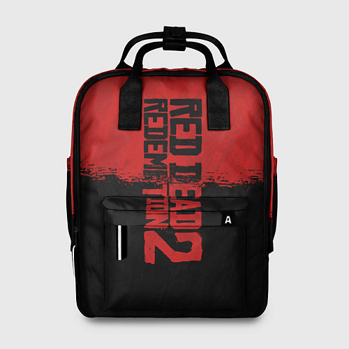 Женский рюкзак RDD 2: Red & Black / 3D-принт – фото 1