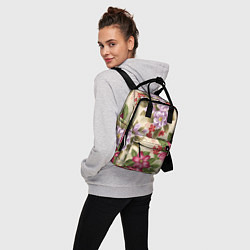 Рюкзак женский Цветочный мотив, цвет: 3D-принт — фото 2
