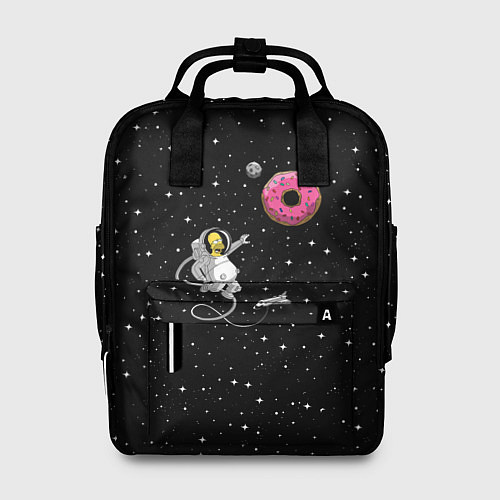 Женский рюкзак Homer Spaceman / 3D-принт – фото 1