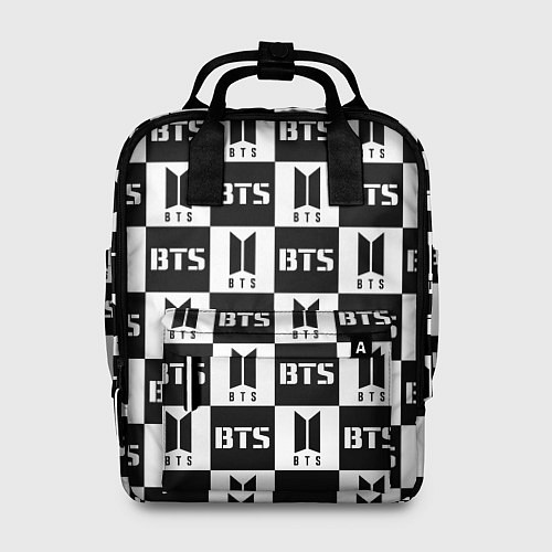 Женский рюкзак BTS B&W / 3D-принт – фото 1