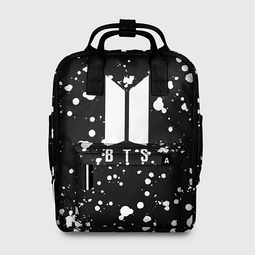 Женский рюкзак BTS: White Drops / 3D-принт – фото 1