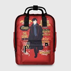 Рюкзак женский Шерлок Холмс, цвет: 3D-принт