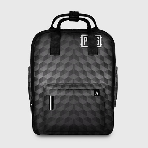 Женский рюкзак PUBG: Carbon Style / 3D-принт – фото 1
