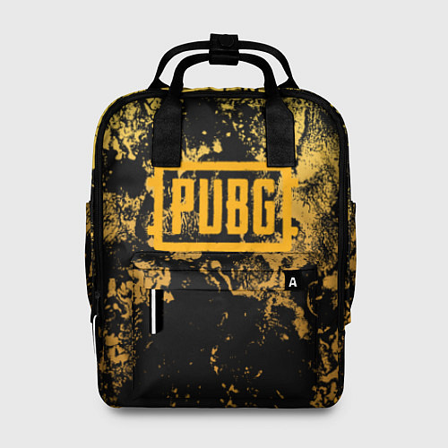 Женский рюкзак PUBG: Yellow Marble / 3D-принт – фото 1