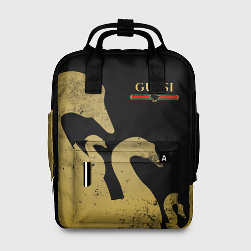 Женский рюкзак GUSSI: Gold Edition / 3D-принт – фото 1