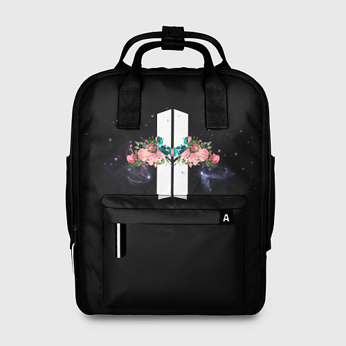 Женский рюкзак BTS: Floral Minimalist / 3D-принт – фото 1