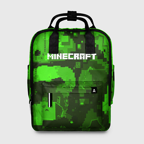 Женский рюкзак Minecraft: Green World / 3D-принт – фото 1