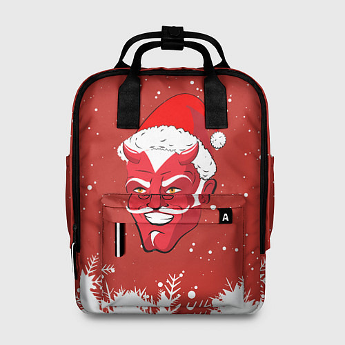 Женский рюкзак Сатана Санта / 3D-принт – фото 1