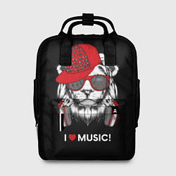 Женский рюкзак I love music!