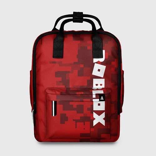 Женский рюкзак ROBLOX: Red Camo / 3D-принт – фото 1