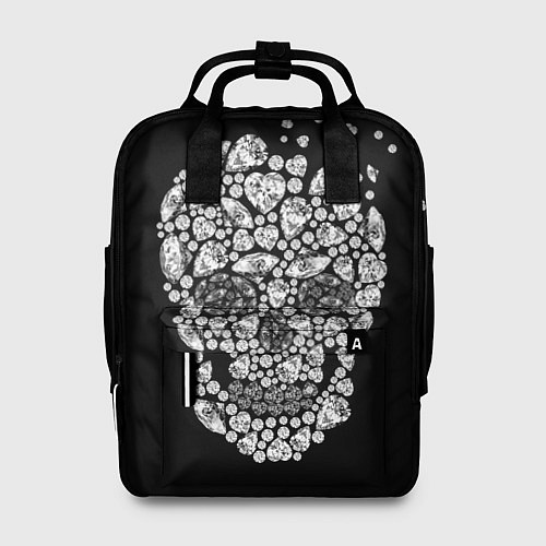 Женский рюкзак Diamond Skull / 3D-принт – фото 1