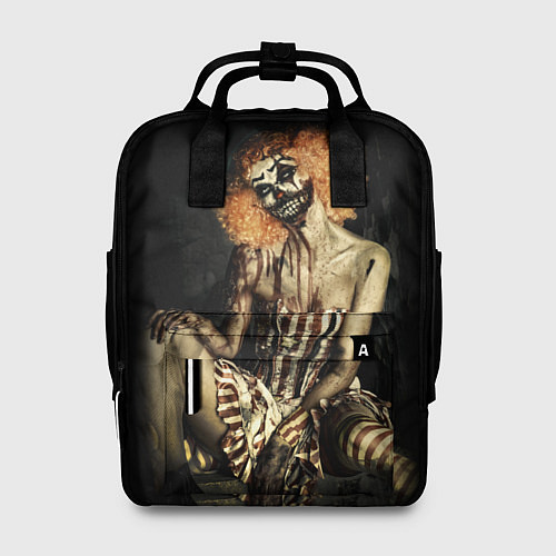 Женский рюкзак Хэллоуинская клоуниха зомби / 3D-принт – фото 1