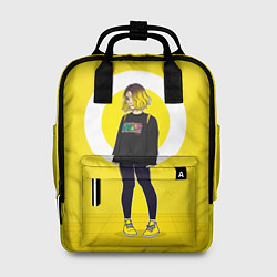 Рюкзак женский Tessa: Yellow Fashion, цвет: 3D-принт
