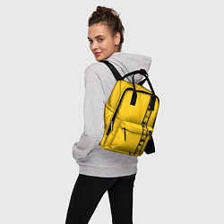Рюкзак женский ASAP Rocky: Yellow Testing, цвет: 3D-принт — фото 2