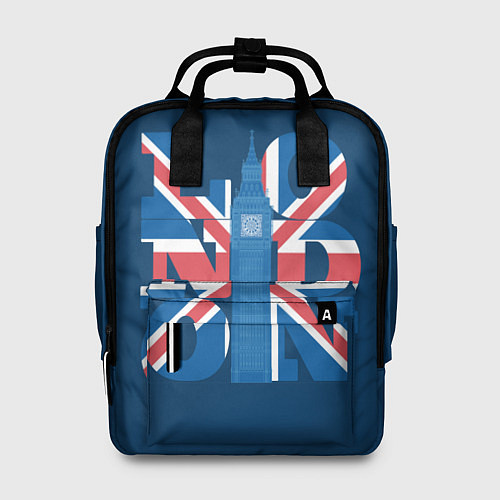Женский рюкзак London: Great Britain / 3D-принт – фото 1