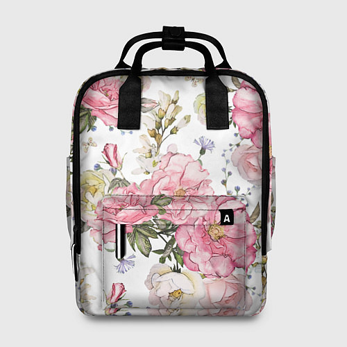 Женский рюкзак Нежные розы / 3D-принт – фото 1