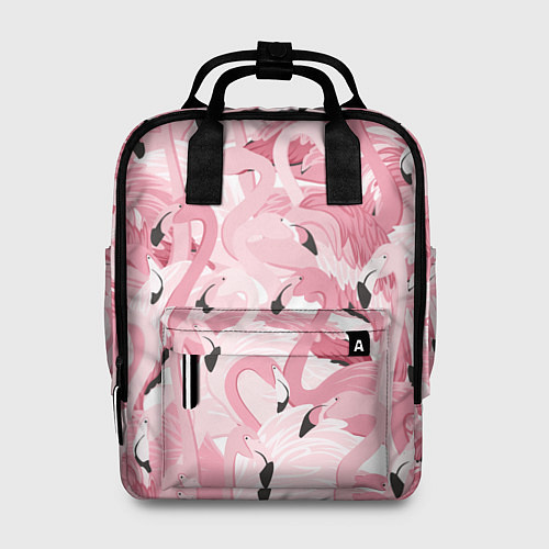 Женский рюкзак Розовый фламинго / 3D-принт – фото 1