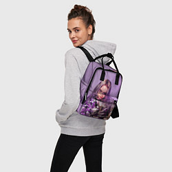 Рюкзак женский Billie Eilish: Violet Fashion, цвет: 3D-принт — фото 2