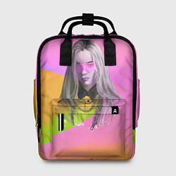 Рюкзак женский Billie Eilish: Pink Fashion, цвет: 3D-принт