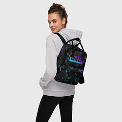 Рюкзак женский Twitch: Neon Style, цвет: 3D-принт — фото 2
