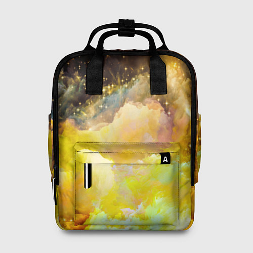 Женский рюкзак Желтая краска / 3D-принт – фото 1