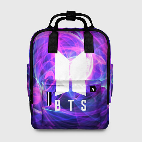 Женский рюкзак BTS: Violet Neon / 3D-принт – фото 1