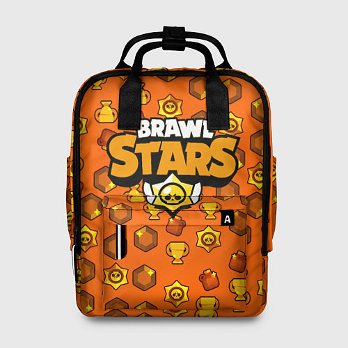 Женский рюкзак Brawl Stars: Orange Team / 3D-принт – фото 1