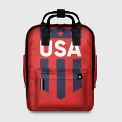 Рюкзак женский USA, цвет: 3D-принт