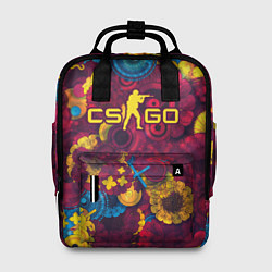 Рюкзак женский CS GO Абстракция, цвет: 3D-принт