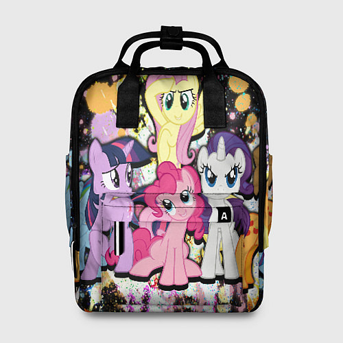 Женский рюкзак My little pony band / 3D-принт – фото 1