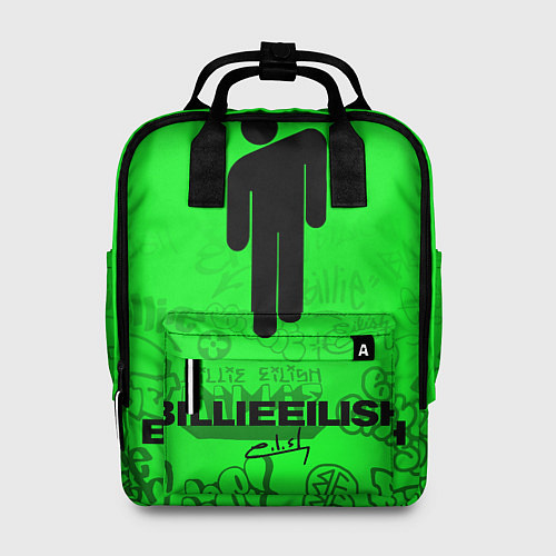 Женский рюкзак Billie Eilish: Green Manikin / 3D-принт – фото 1