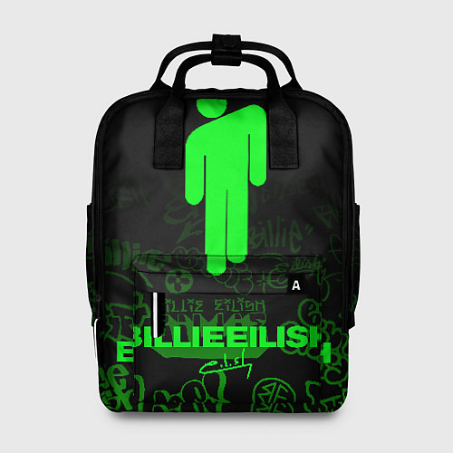 Женский рюкзак Billie Eilish: Green Manikin / 3D-принт – фото 1