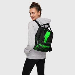 Рюкзак женский Billie Eilish: Green Manikin, цвет: 3D-принт — фото 2
