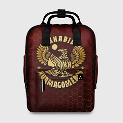 Рюкзак женский ХАБИБ НУРМАГОМЕДОВ, цвет: 3D-принт