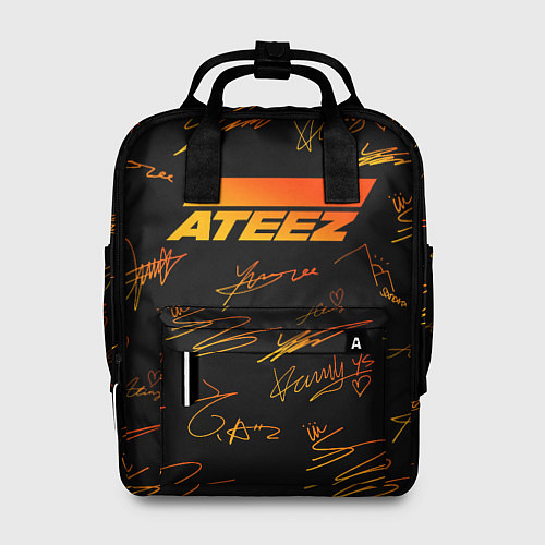 Женский рюкзак ATEEZ АВТОГРАФЫ / 3D-принт – фото 1