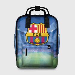 Рюкзак женский FC Barcelona, цвет: 3D-принт