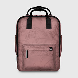 Рюкзак женский Кони, цвет: 3D-принт