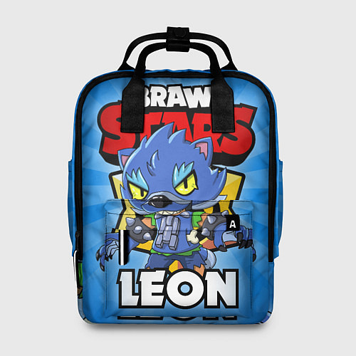 Женский рюкзак BRAWL STARS WEREWOLF LEON / 3D-принт – фото 1