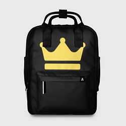Рюкзак женский Корона золотая, цвет: 3D-принт