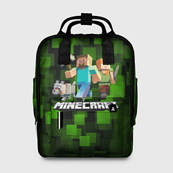 Рюкзак женский Minecraft Майнкрафт, цвет: 3D-принт