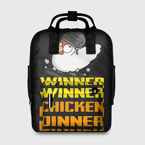 Женский рюкзак Winner Chicken Dinner / 3D-принт – фото 1