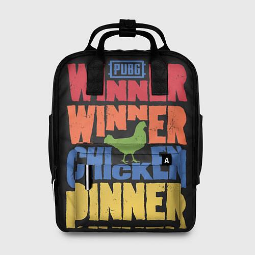 Женский рюкзак Winner Chicken Dinner / 3D-принт – фото 1