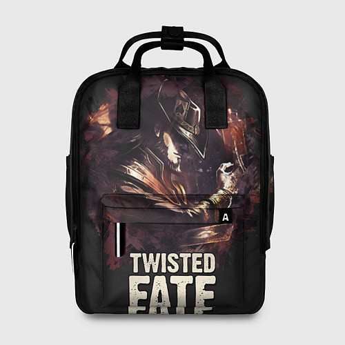 Женский рюкзак Twisted Fate / 3D-принт – фото 1