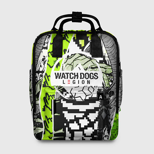 Женский рюкзак WATCH DOGS:LEGION / 3D-принт – фото 1