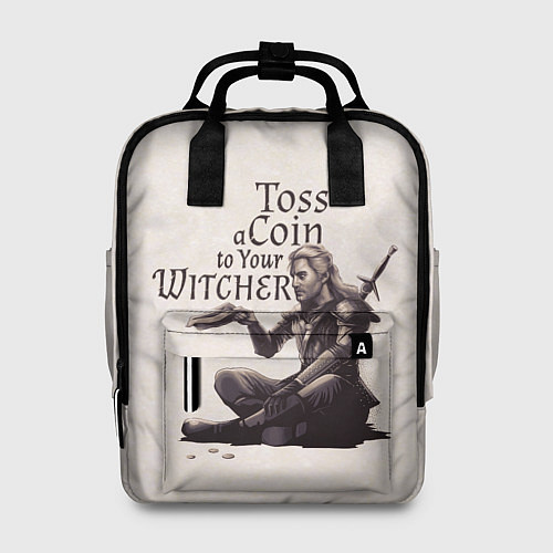 Женский рюкзак Toss a coin to your Witcher / 3D-принт – фото 1