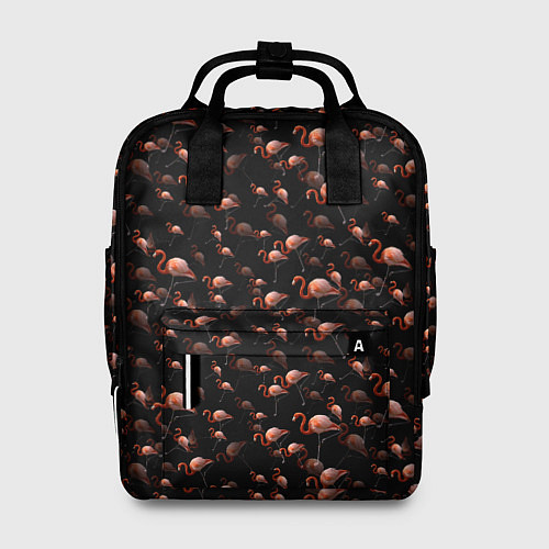 Женский рюкзак Фламинго / 3D-принт – фото 1